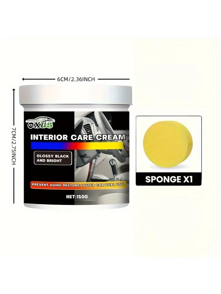 

Универсальный полировальный воск для ремонта кожи и пластика - крем для восстановления салона автомобиля для ухода за кожей/пластиком/резиной 150ml