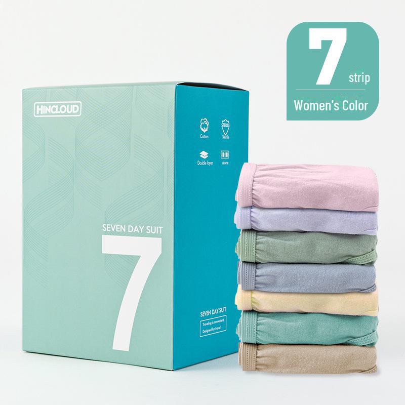 

Одноразовое нижнее белье из чистого хлопка для женщин и мужчин — бесшовное, поддерживающее бедра, идеально подходит для путешествий, беременных и послеродового периода. Youth/Adult M (below 45kg)