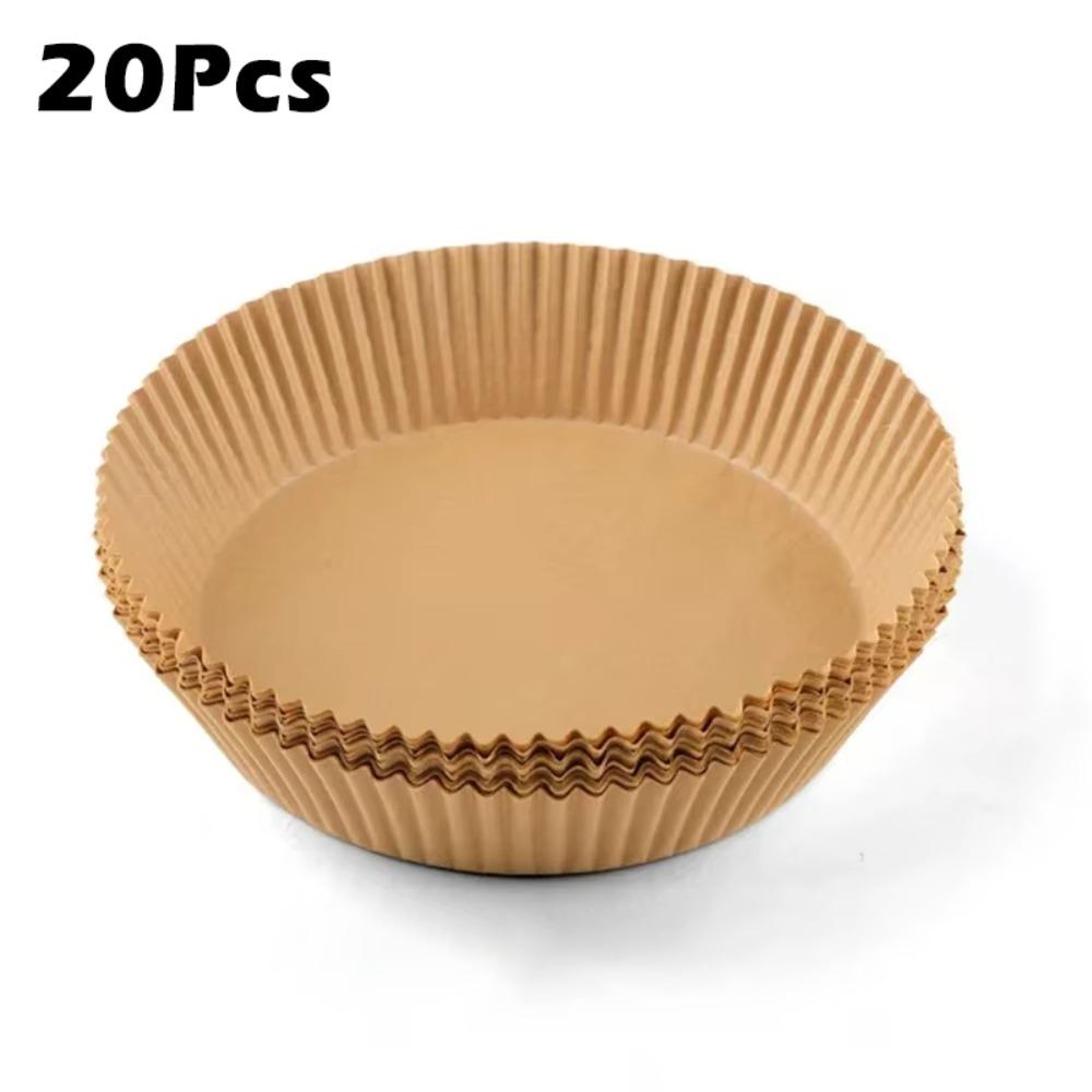 20/50Pcs Oil Proof Baking Paper Non-Stick Baking Liner Air Fryer Paper  for Steamer Muffin Cupcake