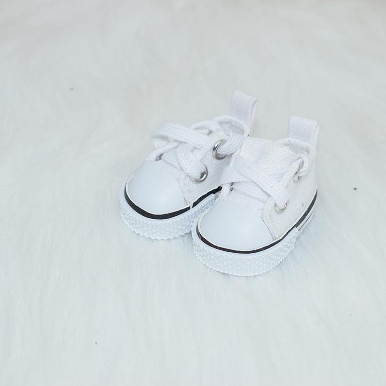 15cm Cotton Doll Shoes for BJD Dolls, 6 Points, 30cm Jointed Dolls, Dress-Up Accessories, 4.5cm Canvas Shoes