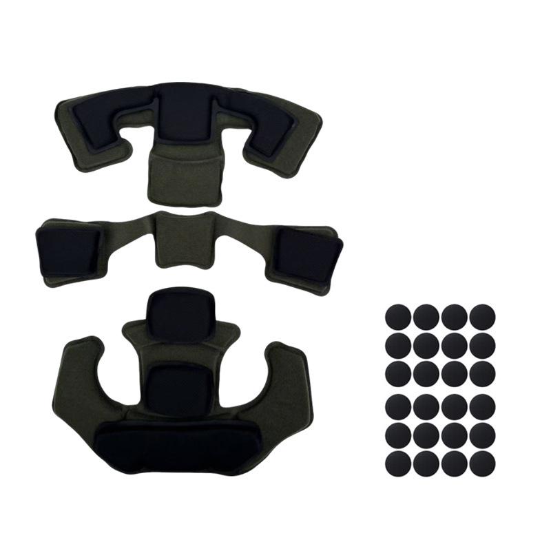 Wendi Memory Foam Helmet Liner: Shock Absorption Cushion for Tactical Helmets. One Size