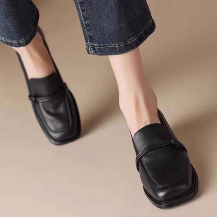Fashion Women Flats Loafers Shoes Leather Designer Retro Shoes 2025 Trend Autumn Classic Shoes Women New Walking Dress Femme Zapatillas