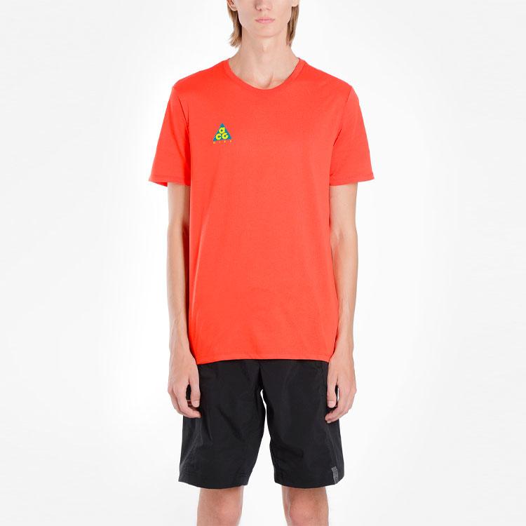 Nike ACG Back Print Short Sleeve T-Shirt Men Tops Red AQ3951-634