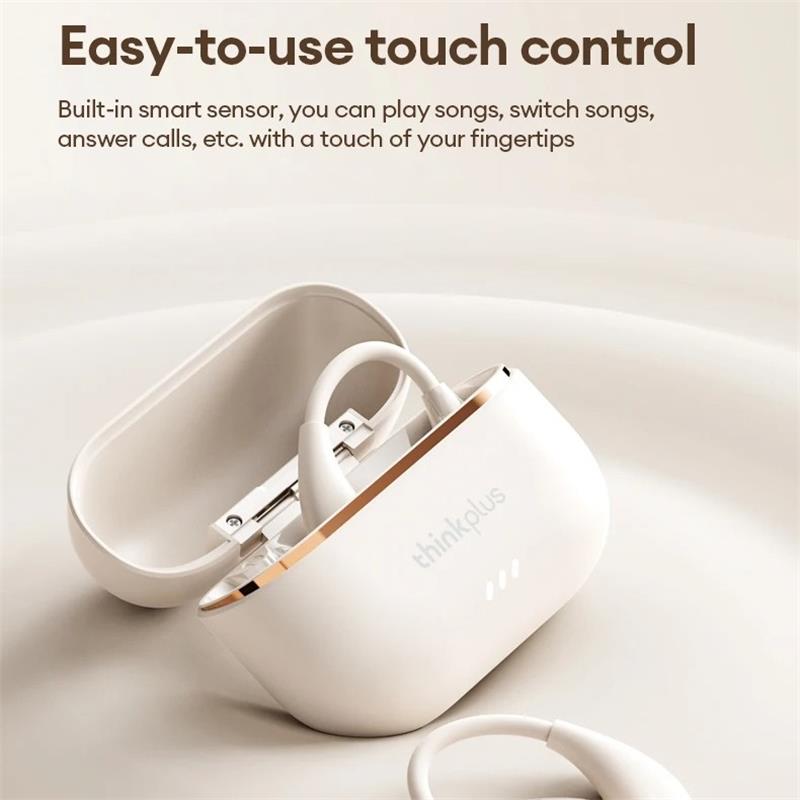 Lenovo LP78 OWS Wireless Earphone Bluetooth 5.4 Stereo Sound Long Battery Life Headset Noise Cancelling Low Latency Sport Waterproof Earbuds