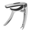 Guitar Capo 3 In 1 Multifunctional Zinc Alloy Rubber Pad Electric Guitar Capo with Pick for Banjo