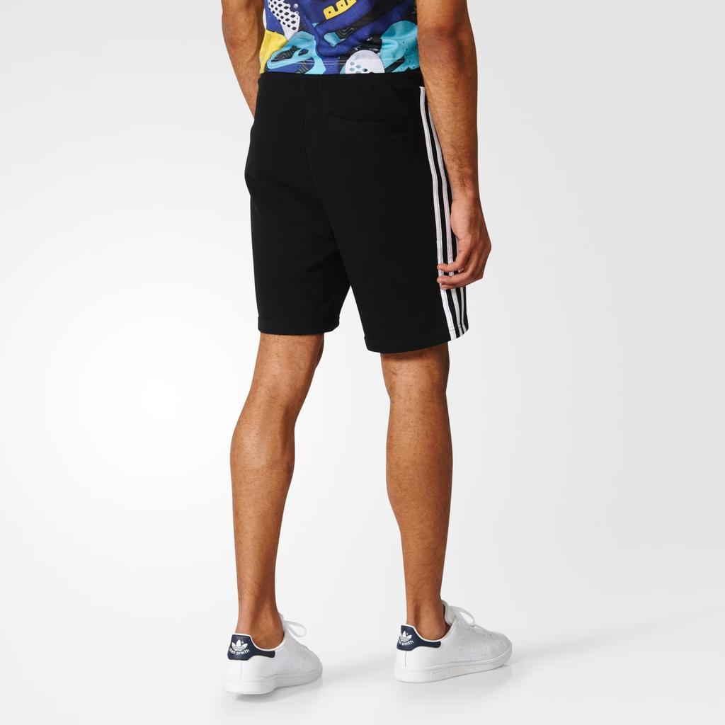 Adidas Originals Foundation Lifestyle Series Brand Logo Sport Simple Fashion Five-Point Casual Shorts Men shorts Black BK0006