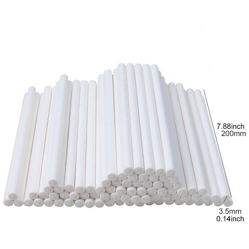 100pcs/set Paper Lollipop Sticks For Lollipops Cake Pop Sticks Accessories Kitchenware Candy Making Tools Pop Stand Holder TMZ