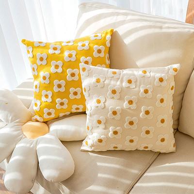 Ins Nordic Style Sofa Pillow for Girls Living Room Cushion Pillow Case Without Core Pillow Case Pillow Case for Women Bay Window Decoration