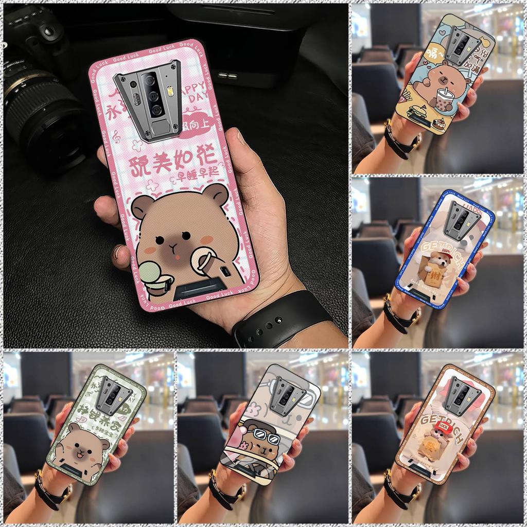 Back Cover Graffiti Phone Case For Blackview BV6900 Soft Case Anti-dust Silicone Full Wrap Shockproof Anti-knock Cute
