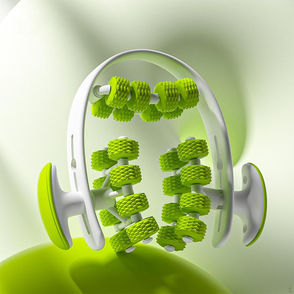 24 Wheel Circle Adjustable Lightweight Hand Held Portable Circular Leg Clamp Massage for Workout