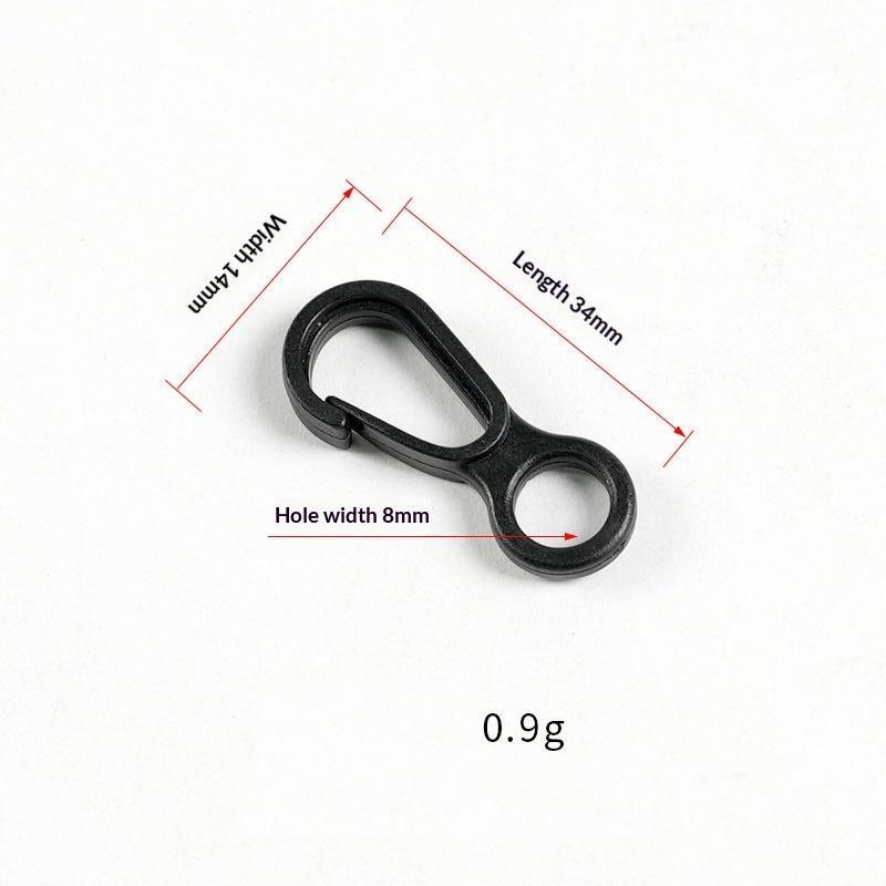 Heavy Duty Plastic Snap Hooks 10/20pcs Strong Wear-resistant Clips for Backpack Glove Hiking Travel Camping Equipment