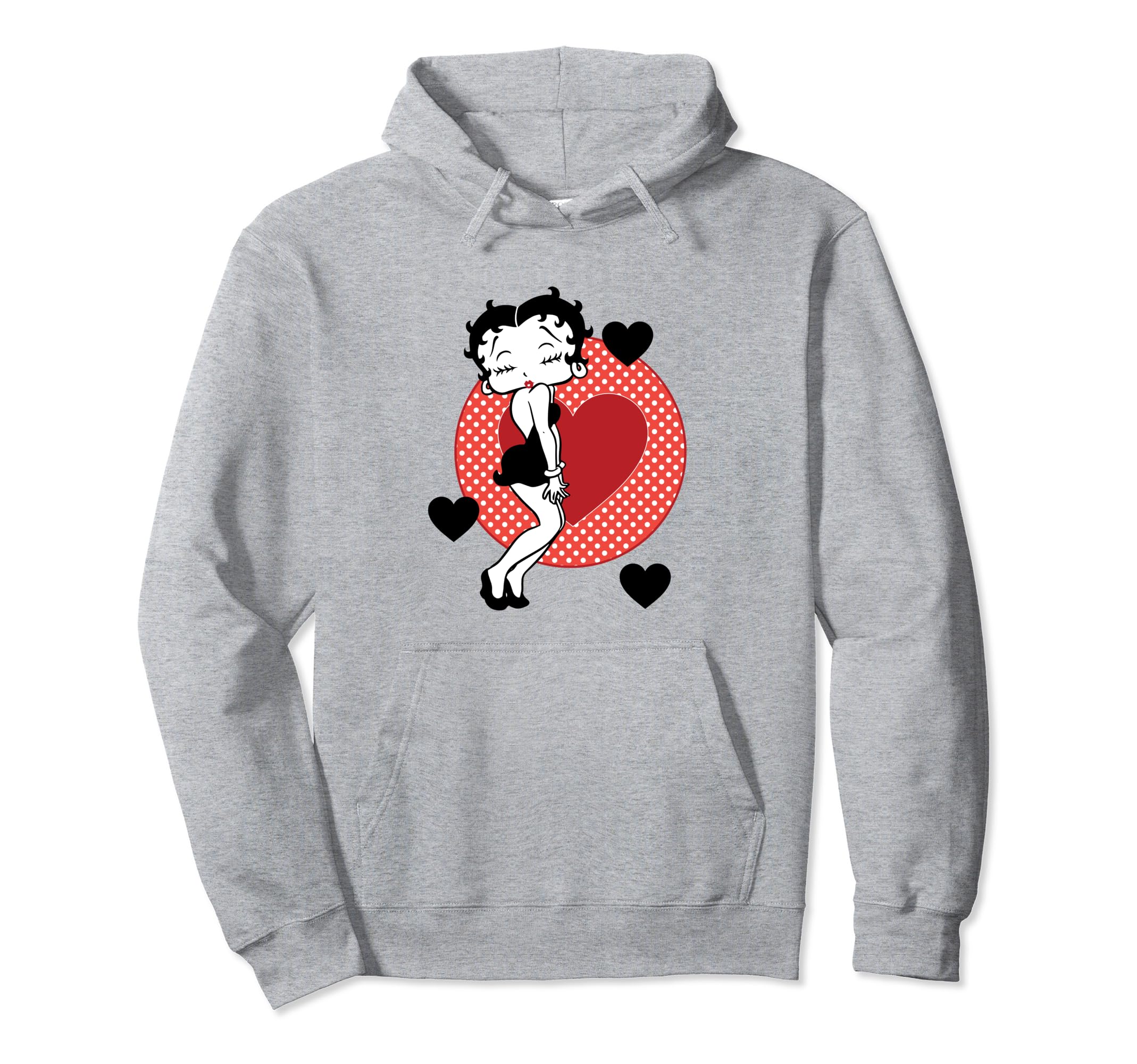 

Betty Boob Love Hearts Hoodie