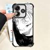 Cool Black JUJUSU Anime Soft Phone Case For Xiaomi Poco X7 X8 Pro Max X6 X5 X3 F8 Ultra F7 M8 M7 M5S Redmi 15C 15A 15 14C 13C 12