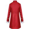 2021 European & American Men's Solid Color Steampunk Retro Stand Collar Coat