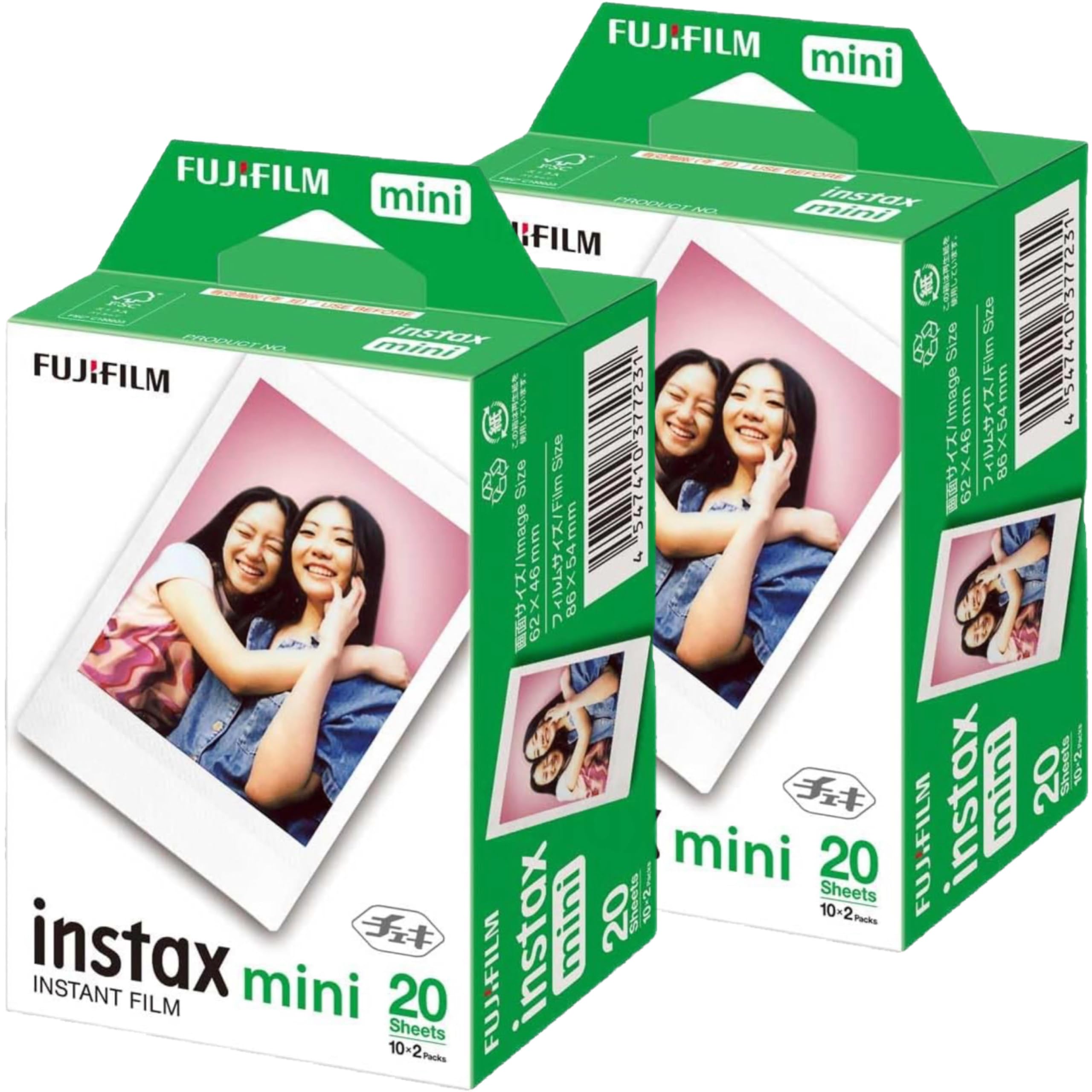 

Плівка Fujifilm instax mini instax 20 аркушів x 2 коробки [оптова закупівля/40 аркушів]