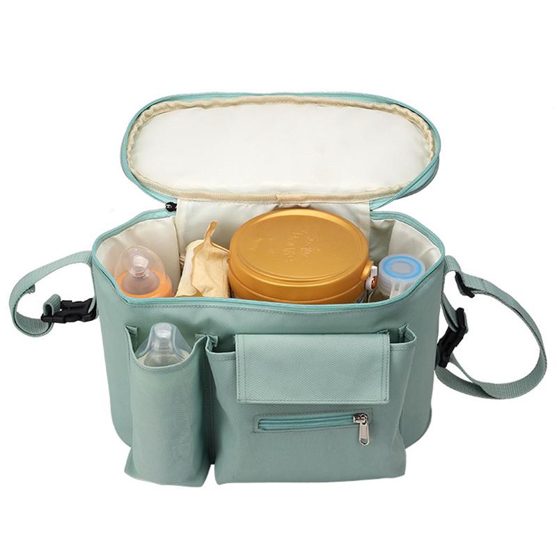 Kinderwagen-Korb, Aufbewahrungsorganisator, Isolierung, Baby-Wickeltasche, wasserdichte Mama-Tasche