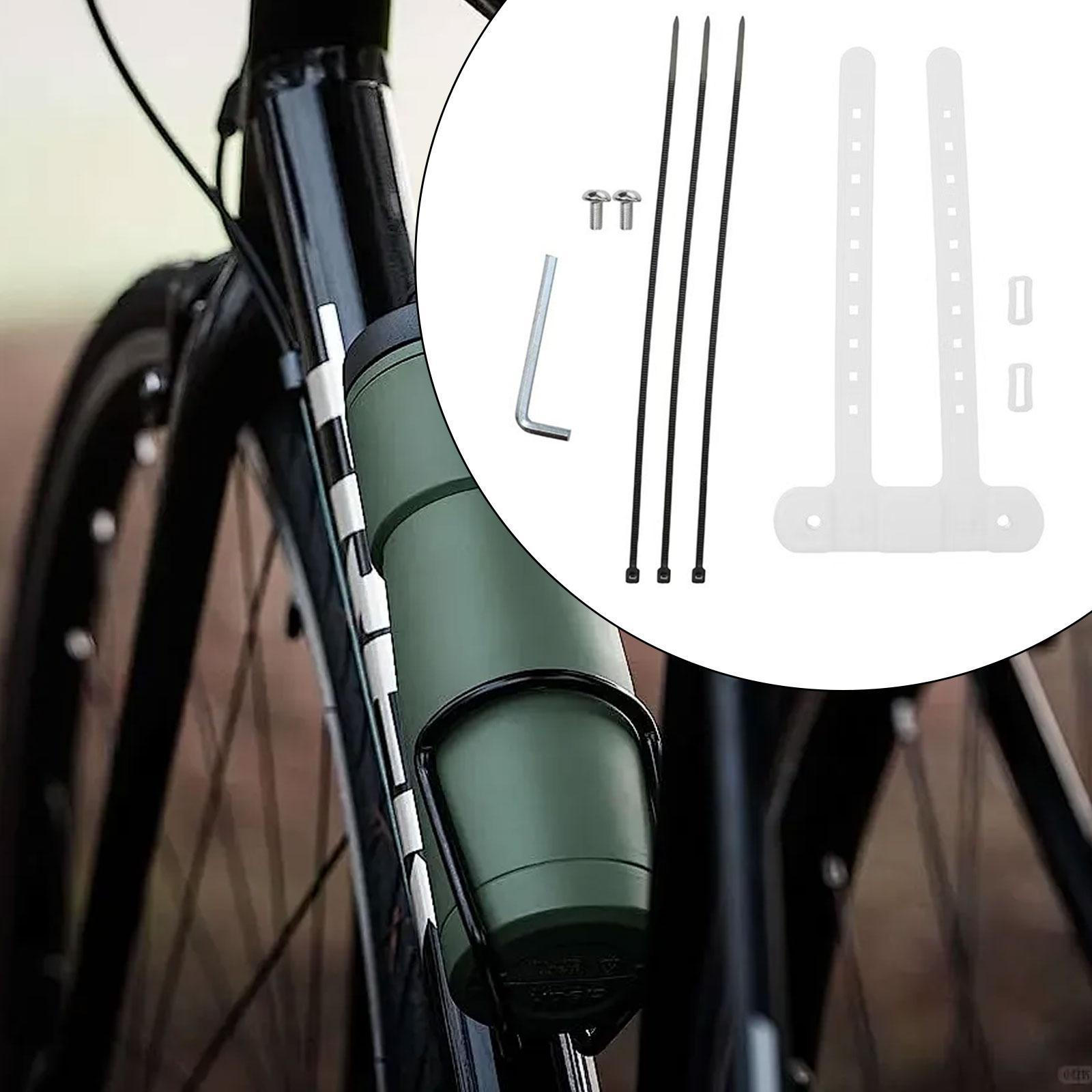 

Bicycle Water Bottle Cage Mount Adapter Silicone Bike Kettle Stand Base for белый