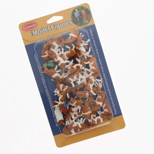 1:87 Scale Cow Models, Human Figures, Set of 36, for Farms, Ranches, and Cow Farms, Architectural Use, Gardens, Micro Landscapes, Scenery Collections,