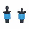20 Pcs Drip Tape 5/8" Lock Offtake Drip Irrigation Pipe Fittings Lock Nut Fitting For Irrigation Water Hose Connector