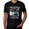 I Might Look Like Im Listening To You But In My Head Im Playing My Guitar Tshirt Gym Exercise Short Sleeve Tshirt