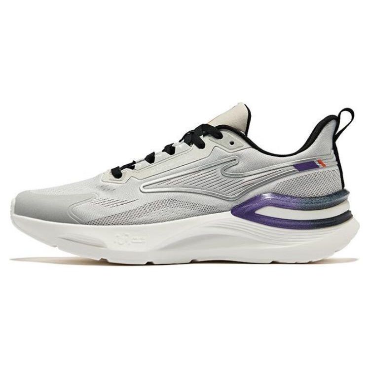 Erke Tianma 2.0 Comfortable Shock Absorbing Wear Resistant Breathable Low Top Running Shoes Men Sneaker Gray 51124103125-108