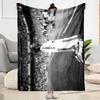 Real Madrid Graffiti Artwork Blanket Soft Warm Cozy Perfect for Livingroom Bed Bedding Four Seasons Multipurpose Modern