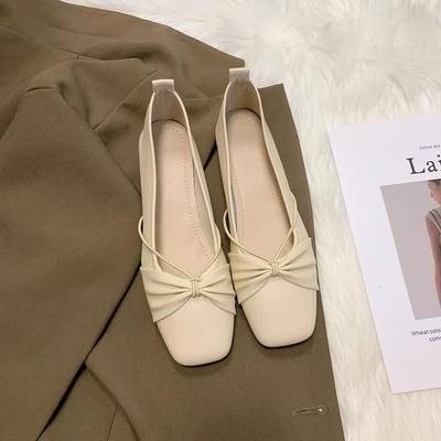Mary Jane Fairy With Skirt Single Shoes Female Summer Shallow Mouth Evening Breeze Flat Bottom One Pedal Ladyshoes