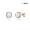 [LsSHOP] 14K Bubbling Pearl Earrings (Gold Plated)_LJ5078BRE