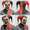 Eye Catching Full Head Clown Mask for Adults Halloween Cosplay Adjustable Eye Holes Latex Party Costume Prop