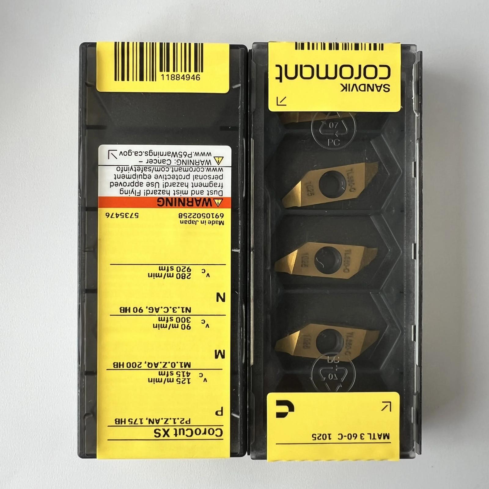 

SANDVIK / MATL360-C 1025 / Industrial indexable Carbide Inserts 10 Pcs