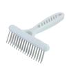 SUPERPET White Rake Comb for Dogs  Brush Short Long Hair Fur Shedding Remove Cat Dog Brush Grooming Tools Pet Dog Supplies