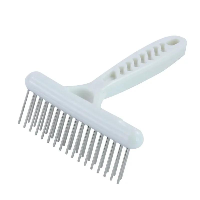 SUPERPET White Rake Comb for Dogs  Brush Short Long Hair Fur Shedding Remove Cat Dog Brush Grooming Tools Pet Dog Supplies