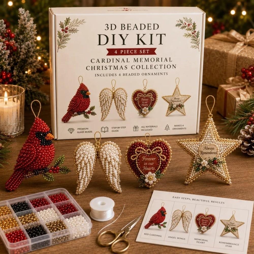 with Instructions Beaded Art Set Creative Beadwork Handmade Craft Kit for Beginners