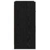 Sideboard in Black Oak Finish 75 x 36 x 80 cm Particleboard