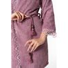Women's 100% Cotton 4 Piece Bridal Bathrobe Set / Towel Bathrobe, Towel, Towel Slippers
