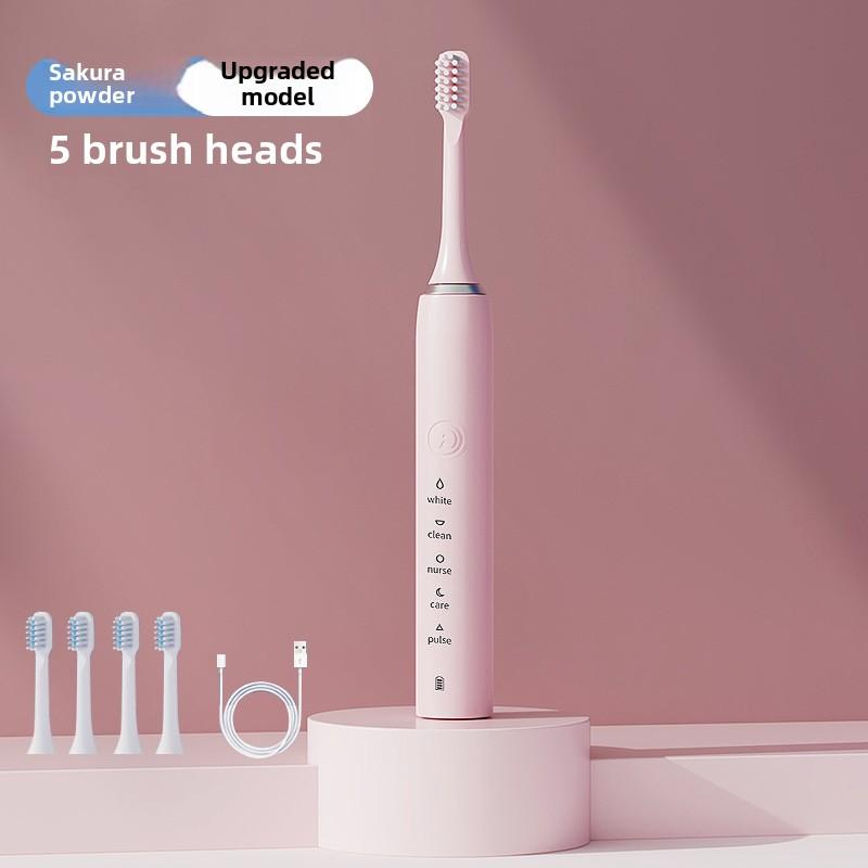 Electric Toothbrush Adult Sonic Scrubber Wireless Charging Scrubber Gifts Electric Toothbrush