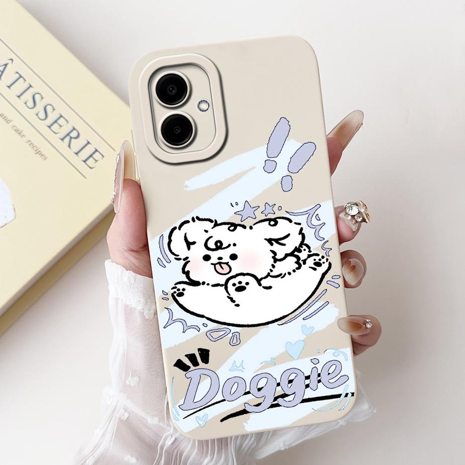 For Samsung Galaxy A06 Case SM-A065F Cute Panda Cartoon Cover Shockproof Phone Case For Samsung A06 A 06 GalaxyA06 4G Soft Shell