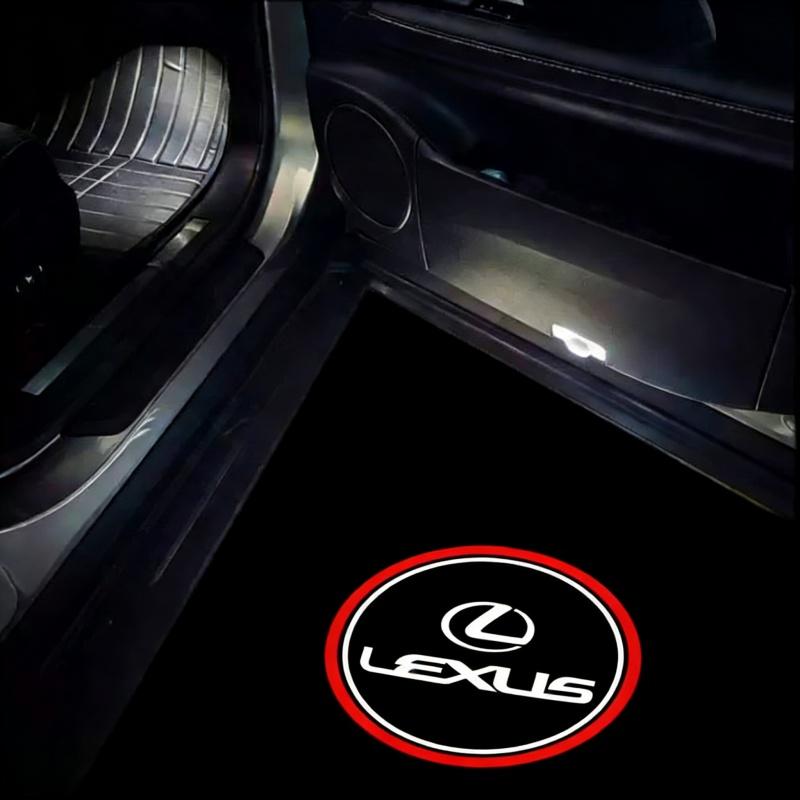 LED Car Door Ghost Shadow Welcome Light Bulbs Accessories For Lexus CT RC 350 300h 330 400 RX270 350 450h ES GS GX IS LS LX 460 QQ6