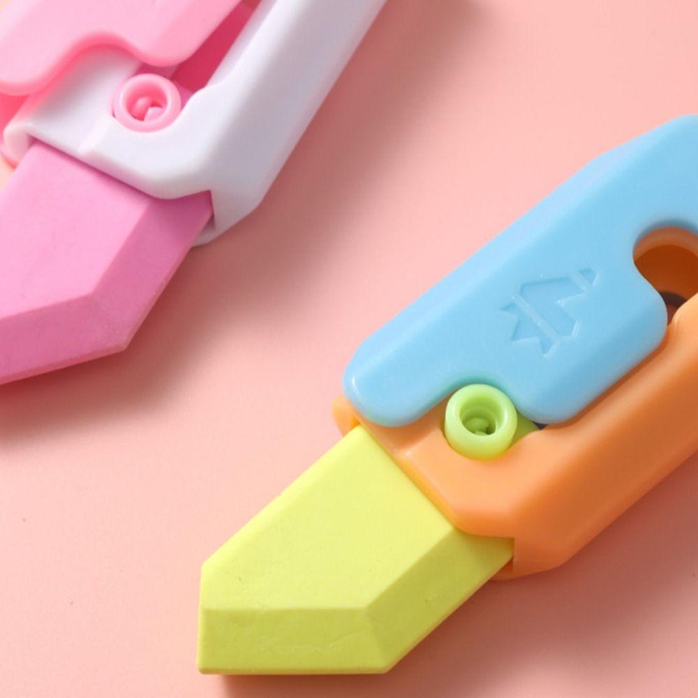 High Elasticity Fidget Toys Eraser Traceless Carrot Eraser Kawaii Pencil Wiping Eraser Art