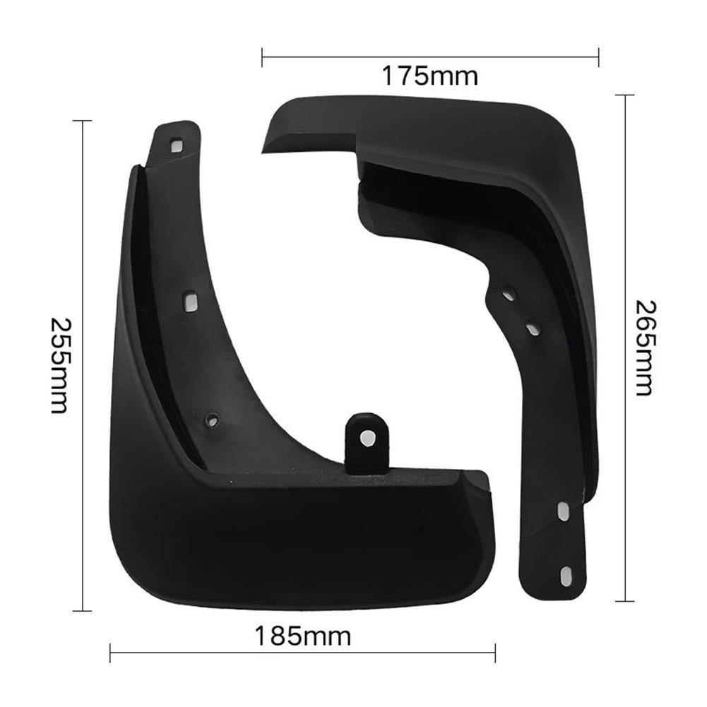 Mud Flaps Mudguard 4pcs Parts Replacement Vehicle Accessories Deluxe Front&Rear Molded For Kia Rio 11-14 Brand New