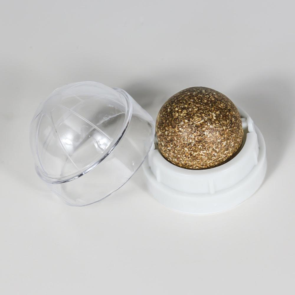 Self-adhesive Catnip Balls Anti-lost Natural Catnip Wall Stick-on Ball Toy Cat Snacks Promote Digestion Pet Supplies