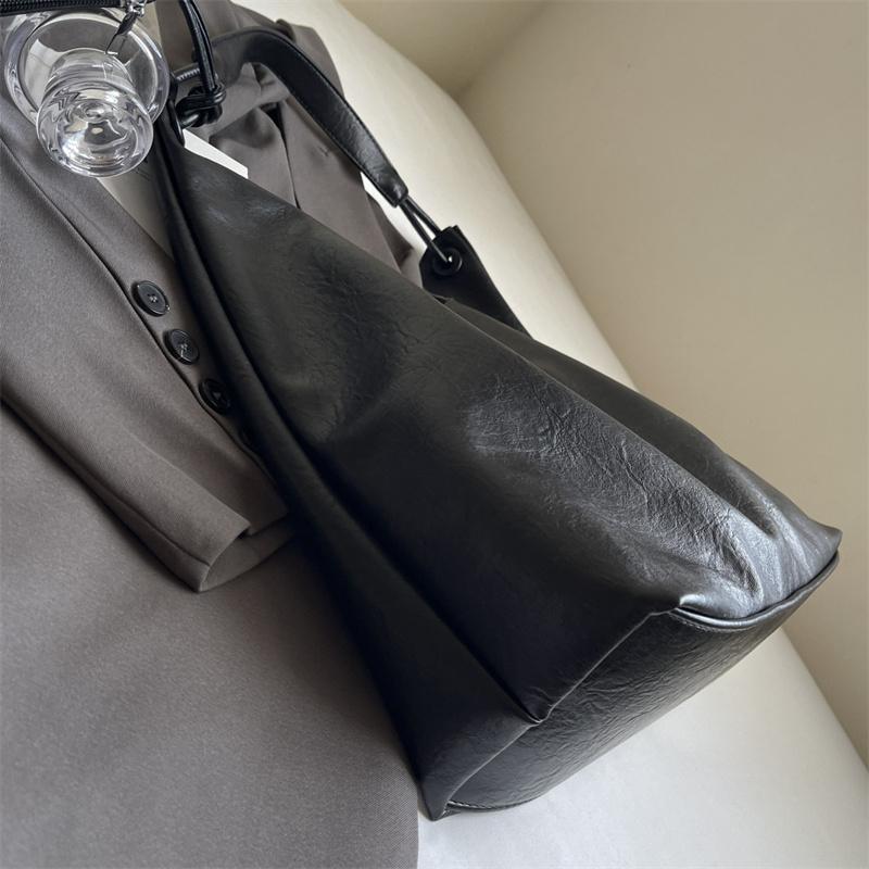 Large Capacity PU Leather 2 Pcs/set Shoulder Bags For Women Winter Trend Female Underarm Bag Lady Handbags Tote Bag KTY