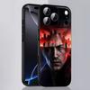 R-Resident Evil requiem Grace Leon S Kennedy Phone Case For iPhone 15,16,12,14,13,11,17,Pro,Max,Plus,E,Air,Mini Black Cover