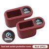 WSQK5 Car Seat Belt Base Protector Anti Scratch Cover Accessories For BMW 1 3 4 5 6 7 Series M X1 X3 Performance Alpina G20 F20