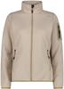 Куртка CMP Woman Fleece Jacket (3H14746) Knitted Melange Fleece Jacke 3H14746-09 gesso sesamo