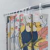 Bright Blue Macaw Bird Floral Shower Curtain For Bathroom Decoration Modern Bath Linen 3D Printed Customizable Size Available In