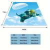1pc Monsters University Printing Blanket - Soft, All-Season Throw for Living Room, Bedroom,Personalized Gift with Adorable Cartoon Design
