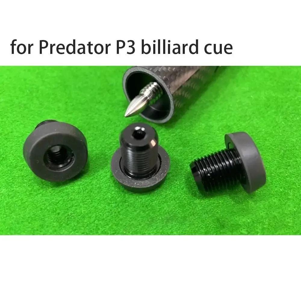 1Pcs Billiard Extension Accessory Billiard Cue Bumper Bottom Cover Block Butt Back Plug Screw Rubber for MEZZ/Universal/HOW/PERI