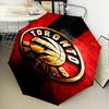 Raptors basketball Logo Umbrella Folding umbrella, automatic umbrella 8-Frame for Travel, camping Use Gift for Halloween Christmas