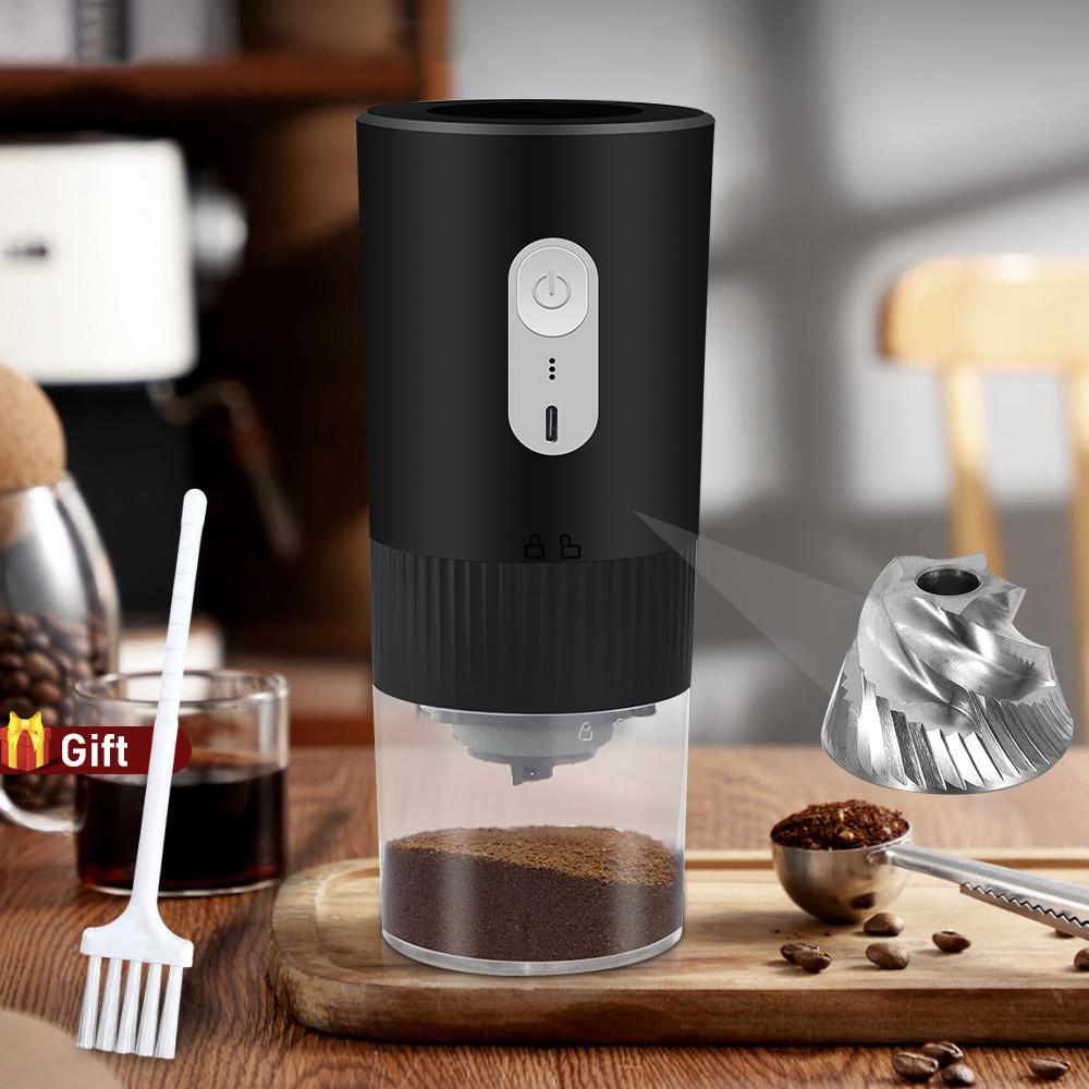 Coffee Grinder USB Charge Professional Ceramic Grinding Core Coffee Beans Mill Grinder New Upgrade Portable Electric Grinder